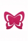 Preview: Filz-Schmetterling pink 8x8cm
